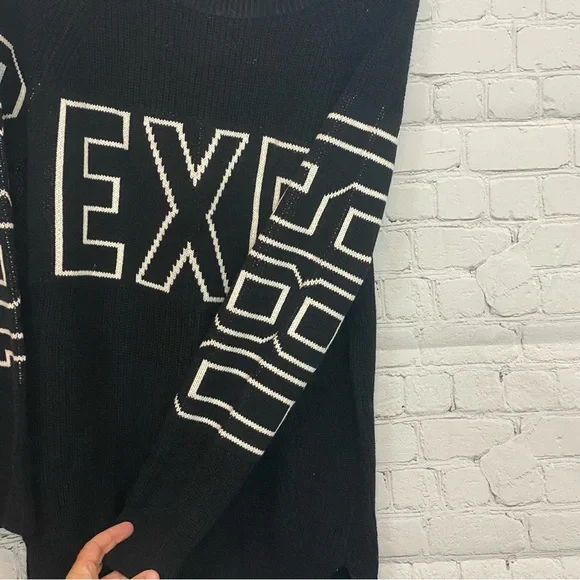 Express black and white logo sweater - Picture 5 of 7